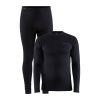 Pánský funkční set Craft CORE WARM Baselayer, černá – fotografie 1