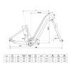 Kellys ESTIMA 80 Di2 SH – geometrie rámu