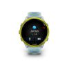 Garmin Forerunner 570 47 mm – přední pohled na tyrkysovou variantu