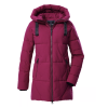 Dámská prošívaná parka Killtec G.I.G.A. DX GW 30, tmavě malinová