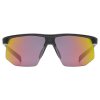 sunglasses uvex aerios black matt mirror red s3