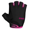 Cyklistické rukavice R2 RILEY, černá/růžová