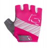 Cyklistické rukavice Etape SIMPLE, růžová/bílá