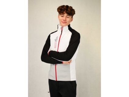 RH+ ZERO FULL ZIP JERSEY WHITEBLACKCLOUD GREYRED INU2914 036 5