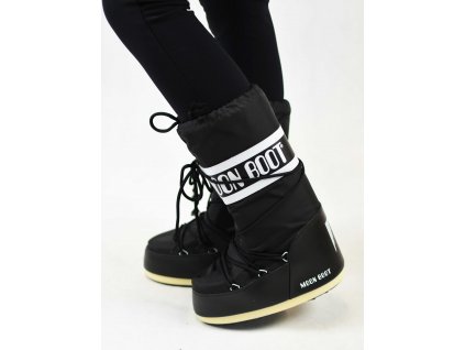 MOON BOOT ICON NYLON BLACK 14004400 001 2