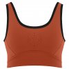 POIVRE BLANC S23-4740-WO/A CROP TOP ELECTRO ORANGE/BLACK