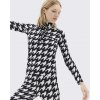 Perfect moment LOOK 44 203109 44 W30001061740 Houndstooth Black Snow White Thermal Half Zip E9EAD BG