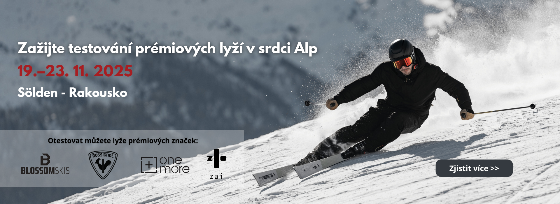Testování lyží Solden