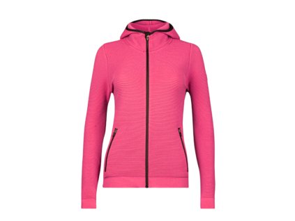 NEWLAND N4 5432 SESTRIERE LADY HOODIE FULL ZIP SUPER PINK
