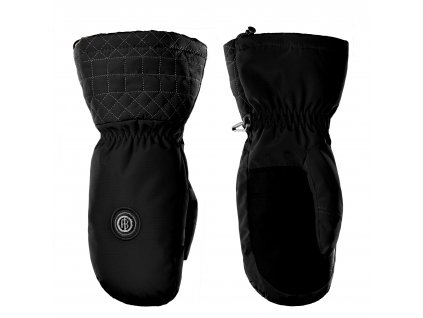 POIVRE BLANC W18-1072-JRGL SKI MITTENS BLACK (Velikost rukavic 8 let / 128 cm)