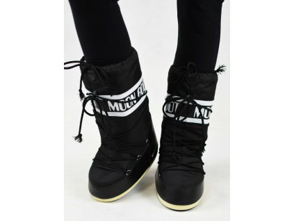 MOON BOOT ICON NYLON BLACK 14004400 001 4