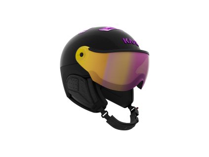 Kask PIUMA 2024 CHROME VISOR 0048-Fuchsia