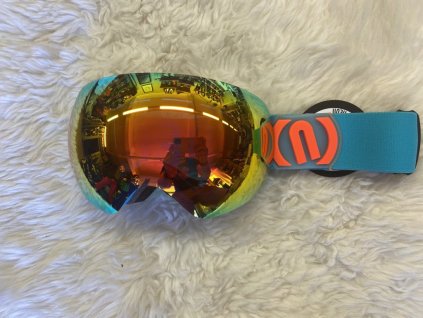 NEON GOGGLES ENERGY ENCY M2 CYAN MIRROR RED
