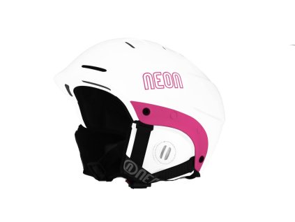 NEON SKI HELMET KING REGULATOR WHITE PINK