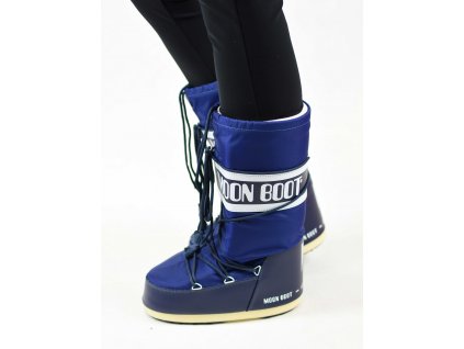 MOON BOOT ICON NYLON BLUE 14004400 002 2