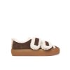 sneakersy inuikii shearling low velcro 1001 001 0231 hneda 0000305626653