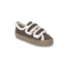 INUIKII SHEARLING LOW VELCRO DARK BROWN 1001.001.0231.152 b