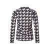 Perfect moment zip base layer top bw houndstooth 29
