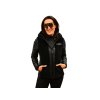 ONEMORE 451 ECO PADDED SOFTSHELL HOODY JACKET PRINTED WOMAN BLACKALFANEROBLACK 1