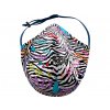 maska crazy bk zebra