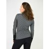 ONEMORE 631 T NECK WITH HALF ZIP WOMAN MINI LOGO CHAMPAGNE:BLACK 0D631PT 49BKDSC 0452