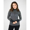 ONEMORE 631 T NECK WITH HALF ZIP WOMAN MINI LOGO CHAMPAGNE:BLACK 0D631PT 49BKDSC 0444