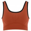 POIVRE BLANC S23-4740-WO/A CROP TOP ELECTRO ORANGE/BLACK