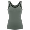 POIVRE BLANC S23-4702-WO/A TANK TOP LEAF GREEN/BLACK