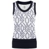 POIVRE BLANC S23-4801-JRGL/D TANK TOP DIAMOND WHITE/BLUE
