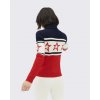 PERFECT MOMENT CHOPPER SWEATER II RED/NAVY