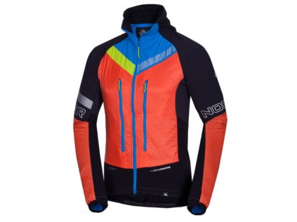 Pánská skialp bunda Northfinder hybridní Polartec® SOLISKO blackorange