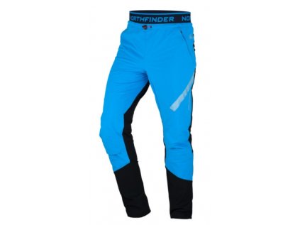 Pánské skialp kalhoty strečové Polartec® Northfinder DERESE blue