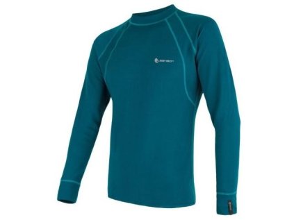 23701 3 sensor double face panske triko dl rukav safir