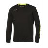 mizuno sweat crew black white