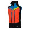 Pánská skialp vesta hybridní Polartec® VHAN blackorange