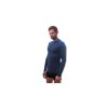 23716 sensor merino double face panske triko dl rukav deep blue
