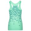 Kilpi Leaves w dámské tílko tyrkysová