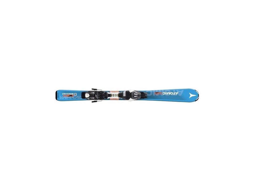 atomic vantage jr ii ets blue orange 100 cm e ezytrak 5 black white
