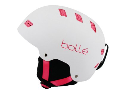Detská lyžiarska prilba Bollé B-SLIDE JR White Pink Matte