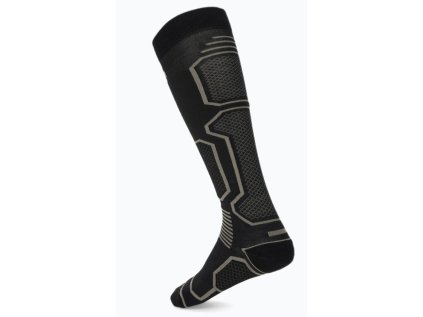 Lyžařské ponožky Mico Medium Weight Warm Control Ski black grey