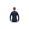 Sensor Double Face pánské triko dl. rukáv Deep Blue