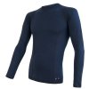 Sensor Merino Double Face pánské triko dl. rukáv Deep Blue
