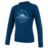 Sensor Merino Double Face Territory dětské triko dl. rukáv Deep Blue