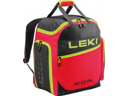 Leki Skibootbag WCR 60 L - bright red-black-neonyellow