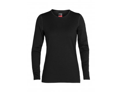 Icebreaker Women 260 Tech LS Crewe Black