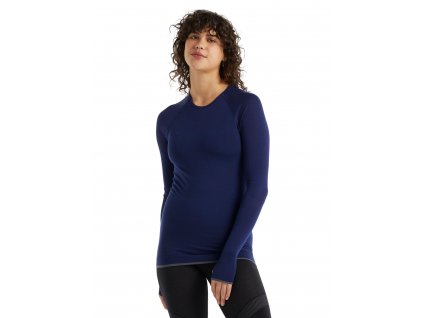 Icebreaker Women 200 Zone Seamless LS Crewe - Royal Navy