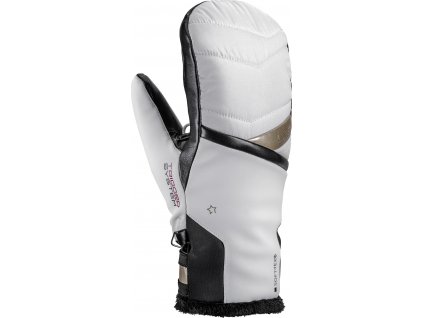 Leki Snowfox 3D Women Mitten - white-gold