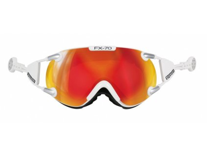 Casco FX70 Carbonic White - orange mirror
