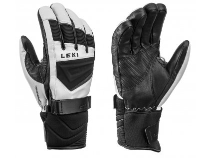 Leki griffin S white black graphite