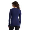 Icebreaker Women 200 Zone Seamless LS Crewe - Royal Navy